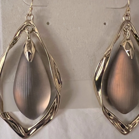EUC Alexis Bittar tear drop earrings - Picture 2 of 3